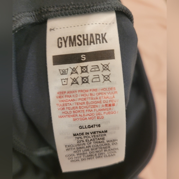 Gymshark Women's Dark Forest Green Capri Leggings Size Small - Picture 3 of 4